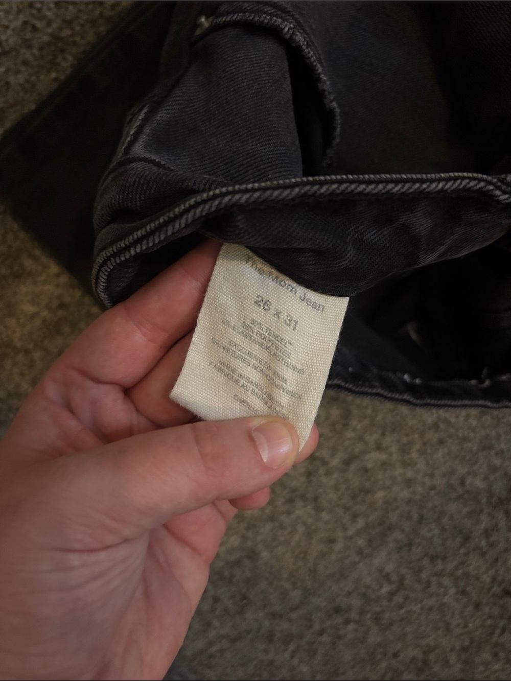 Bootlegger Women's Black Mom Jeans - Picture 7 of 7